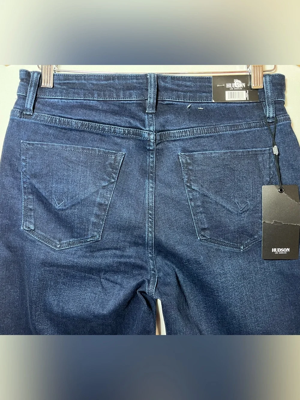 Hudson Straight Leg Jeans NWT Dark Wash Size 29‎ Blue High Rise Casual Classic